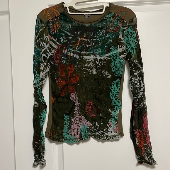 Marc Aurel- Women’s printed top - Size 38 - Picture 1 of 7